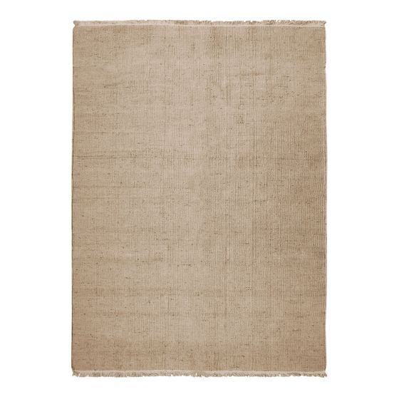 Woven jute rug 160x230 natural