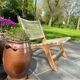 Chair / garden armchair / single-seater in retro rattan