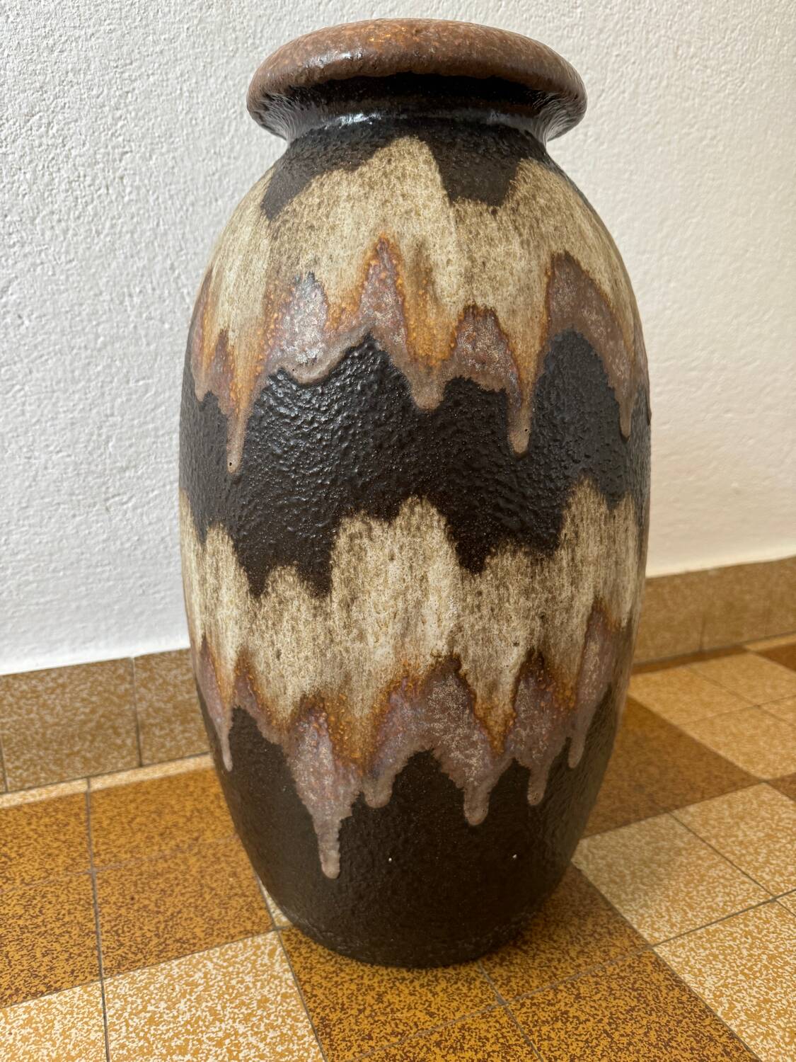 Large West Germany ceramic vase from the 60s