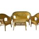 Rattan Garden Furniture, Early 20th Century