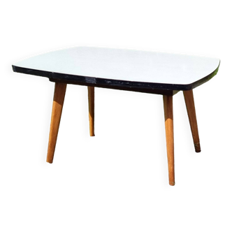 Beech and formica coffee table from the 60s