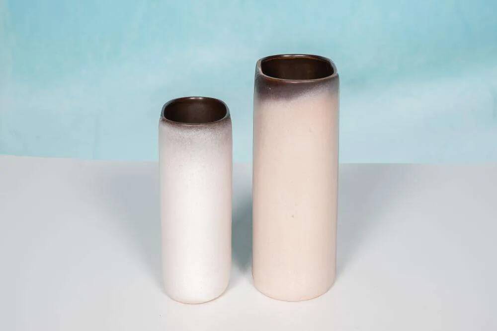 Set of vases VEB Haldensleben, 1960s, East German earthenware