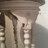 White patina wood harness