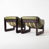 Percival Lafer MP97 pair of Lounge Chairs Brazil 1970s