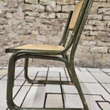 Breuer style bamboo cane chair 1980"