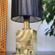 Vintage golden brass design lamp
