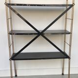 Shelf String metal on feet - vintage 1960