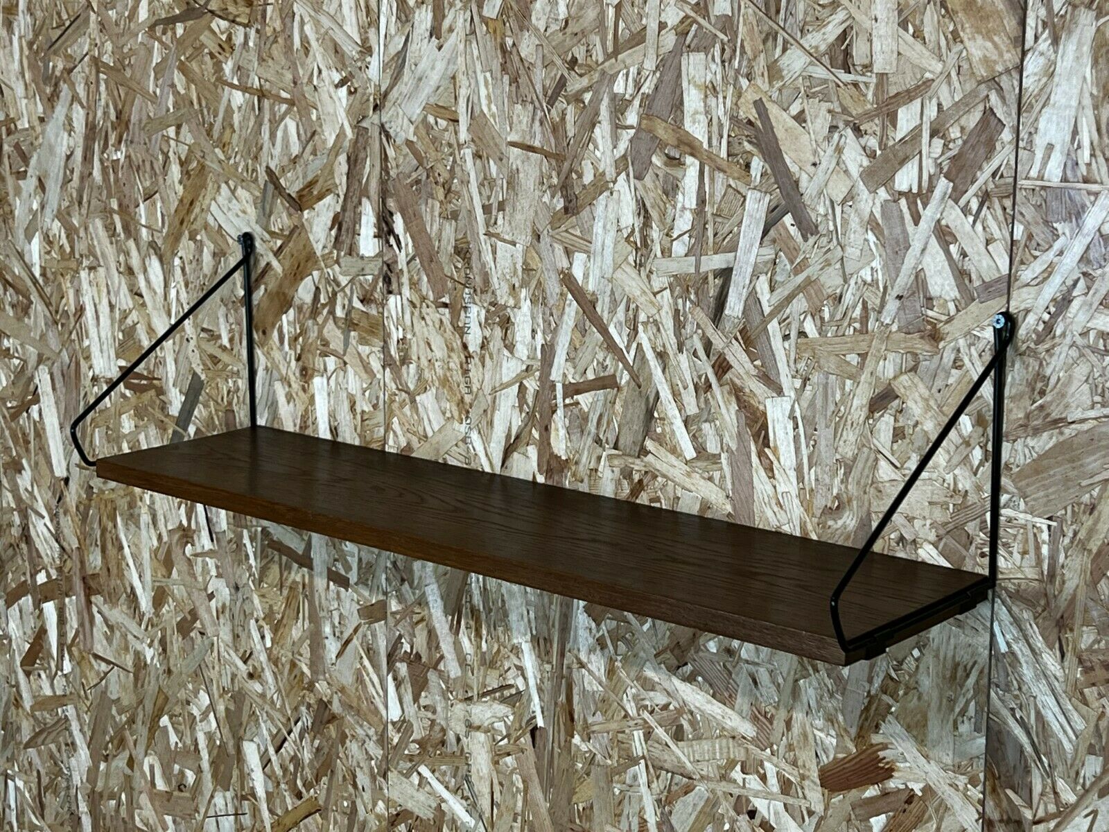 60s 70s oak shelf wall shelf WHB Stringregal Danish Design