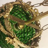 Ceiling lamp with Murano glass flowers. Italy, 1960s