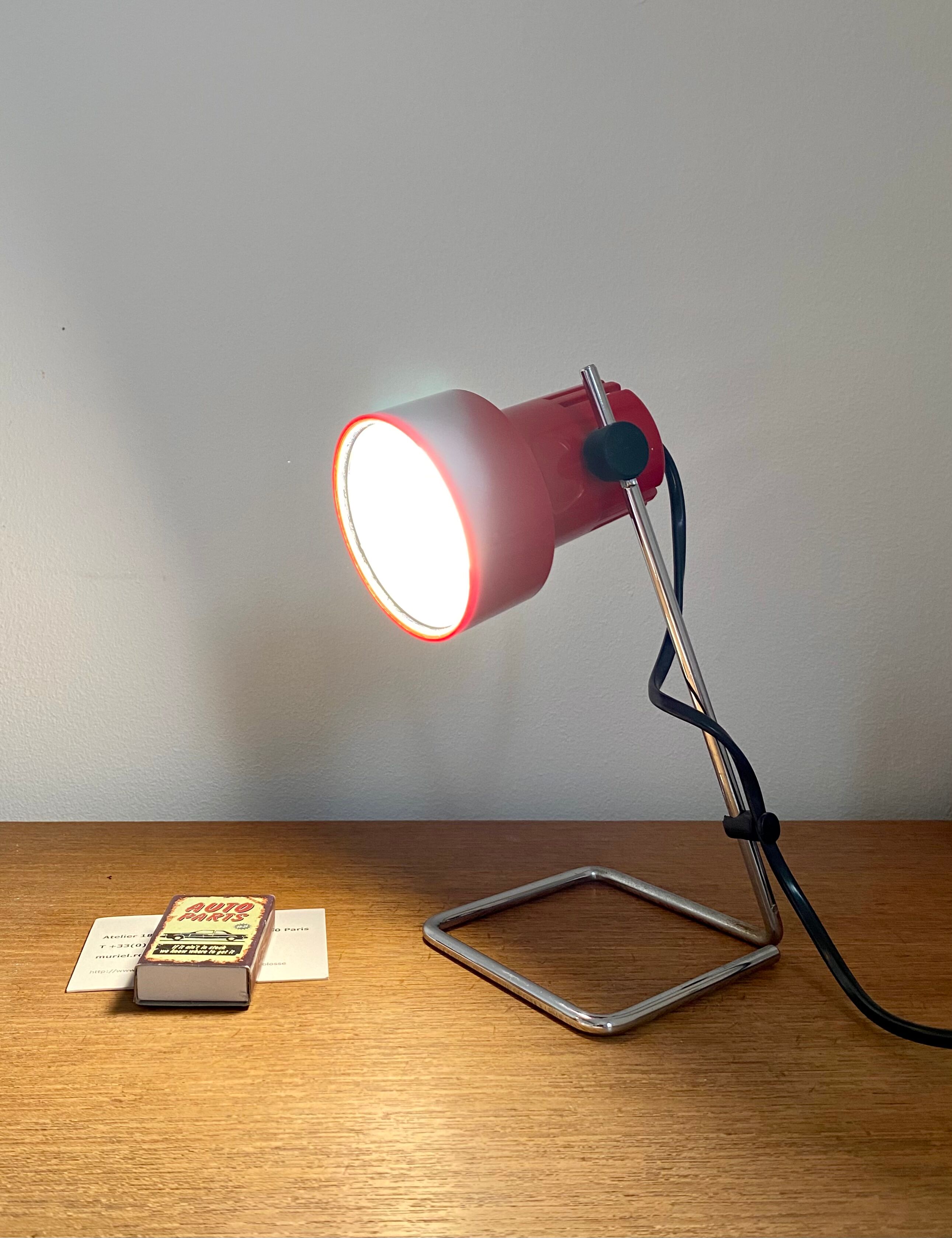 Red lamp of the 70s