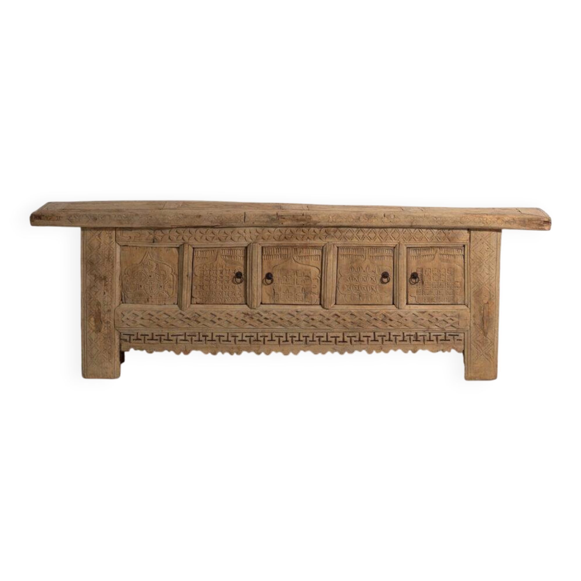 Antique carved pine buffet – China, circa 1900