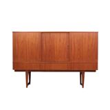 Teak highboard, Danish design, 1960s, production: Denmark