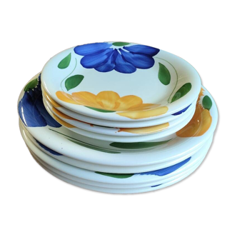 9 assiettes Primula Italie
