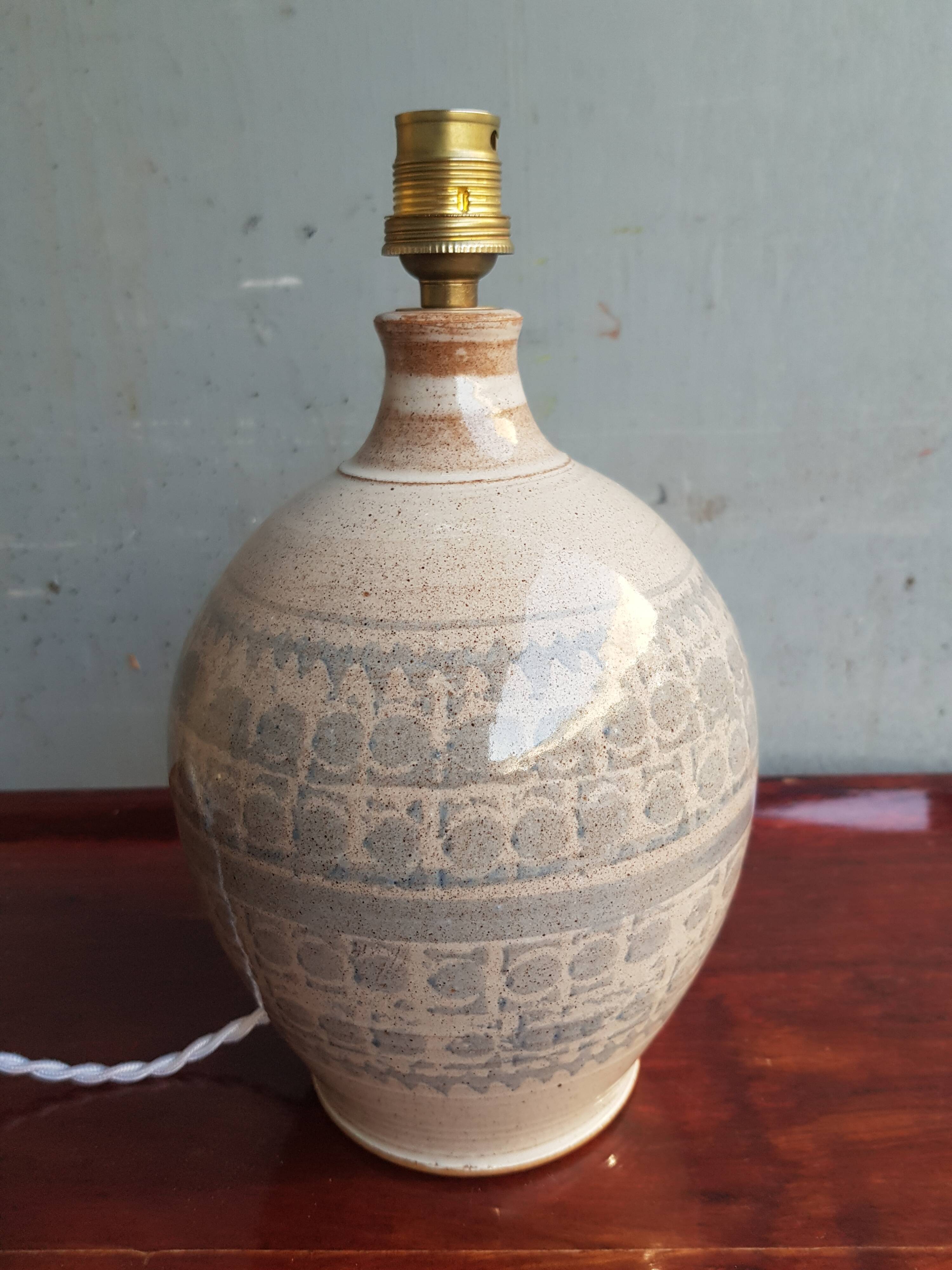 Volkoff's Vallauris ceramic vintage lamp