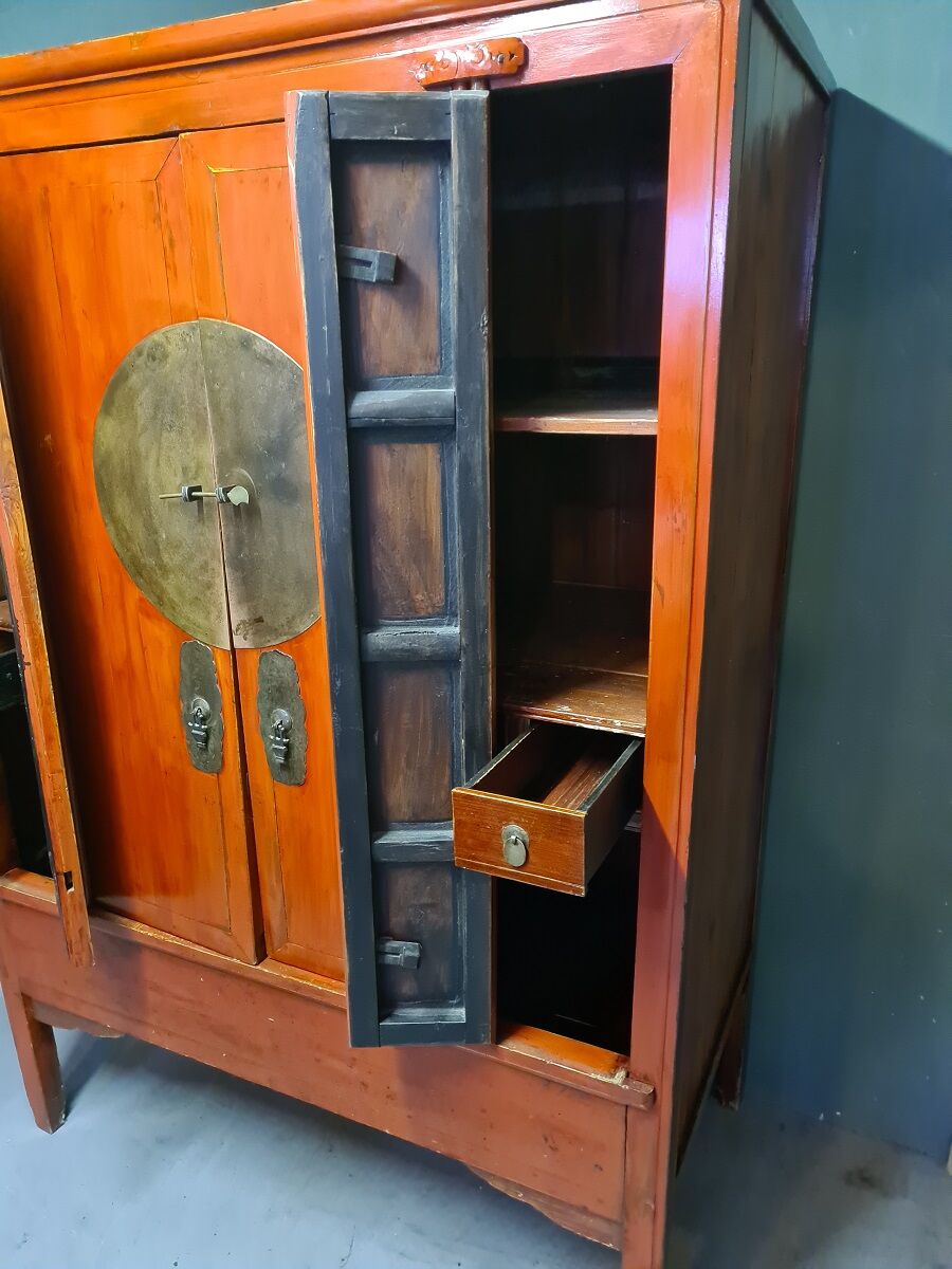 Antique Chinese Bridal Cabinet circa 1920.