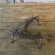 Poignées de porte "Lézards" en  fer forgé recyclé artisanale