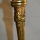 Louis XV style carved gilded wooden table lamp