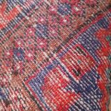 Tapis iranien vintage des années 1950. Travail artisanal, fait main.