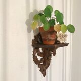 Farm wooden wall shelf