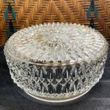 Moulded glass ceiling globe