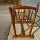Antique solid walnut cradle