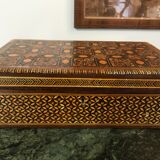 Old box in marquetry