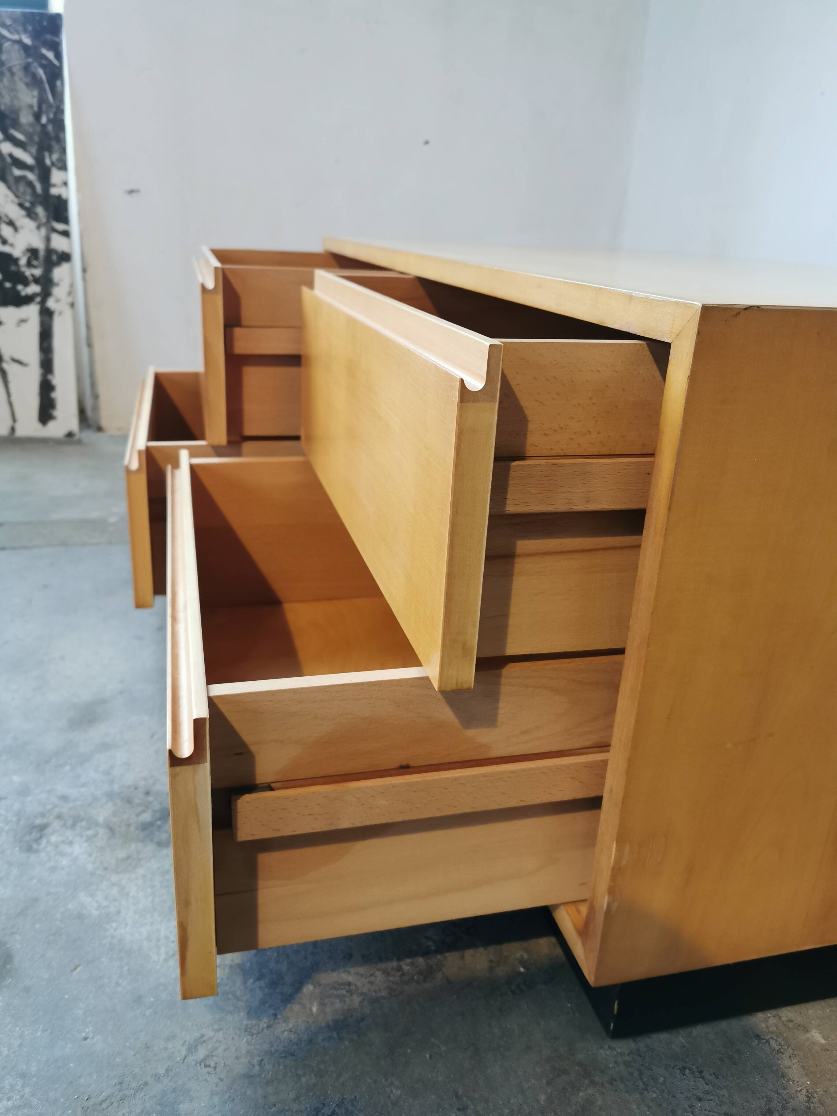 Low cabinet with drawers, wk Mobel