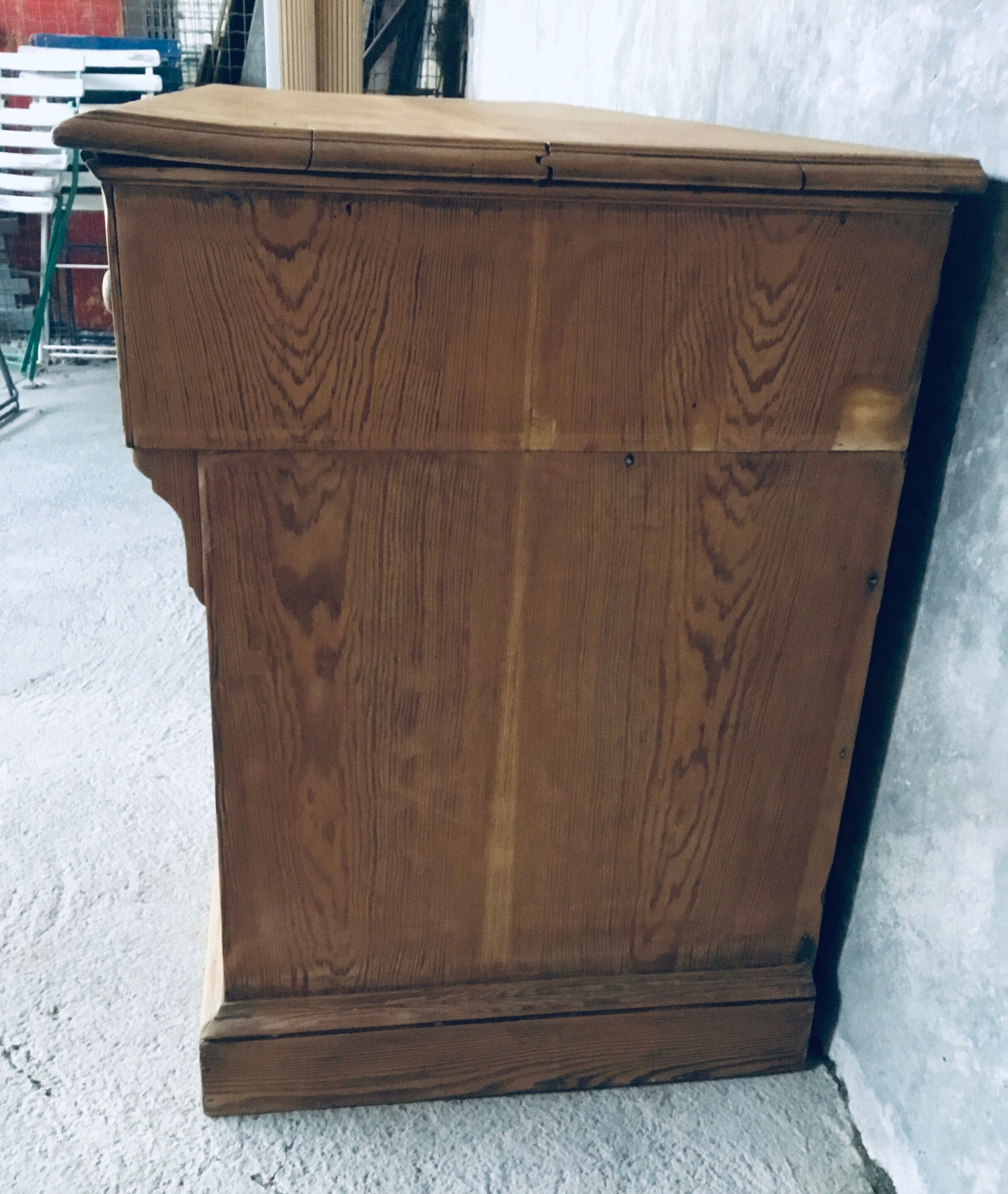 Counter or low sideboard in solid wood - craft furniture
