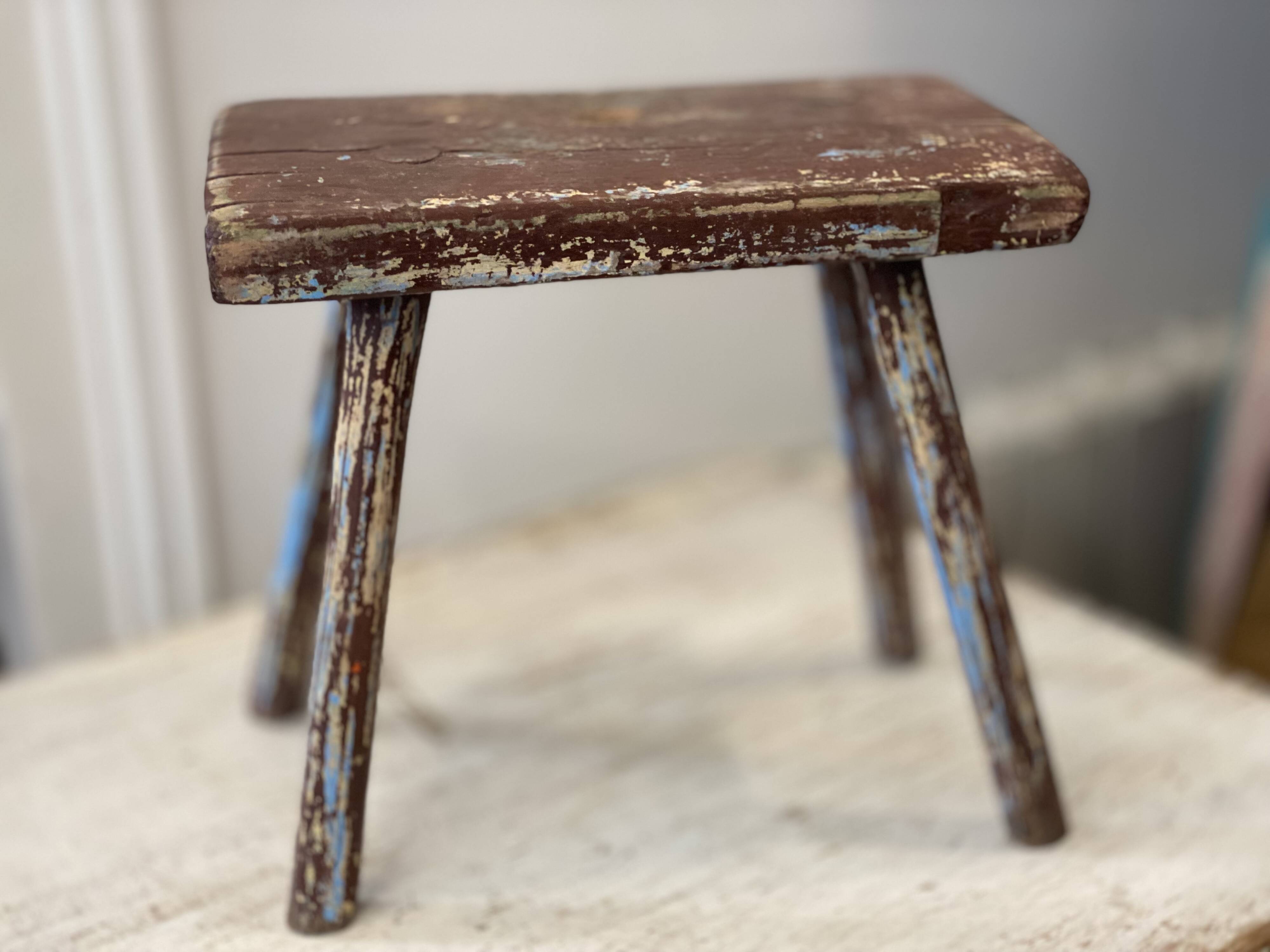 Small wooden stool