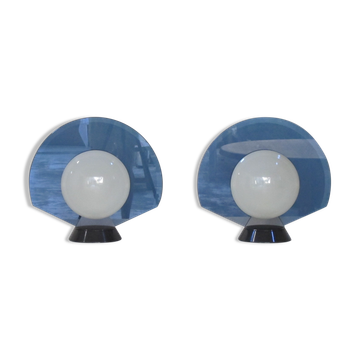 Pair of lamps "Tikal" for Arteluce 1980s