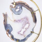 Bronze and amethyst lamp. 1970s.