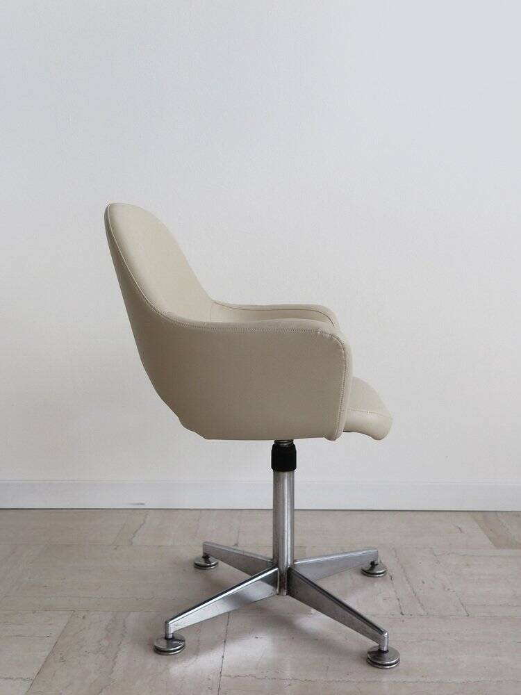 Swivel Office Armchair from Velca Legnano, Italy, 1960s