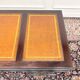 Bureau anglais classique avec incrustation en cuir