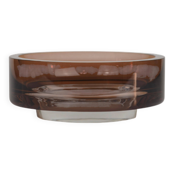 Rare bol en verre d'art moderne du milieu du siècle par Kaj Franck pour Nuutajärvi Notsjö