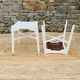 Paire de tabourets stella