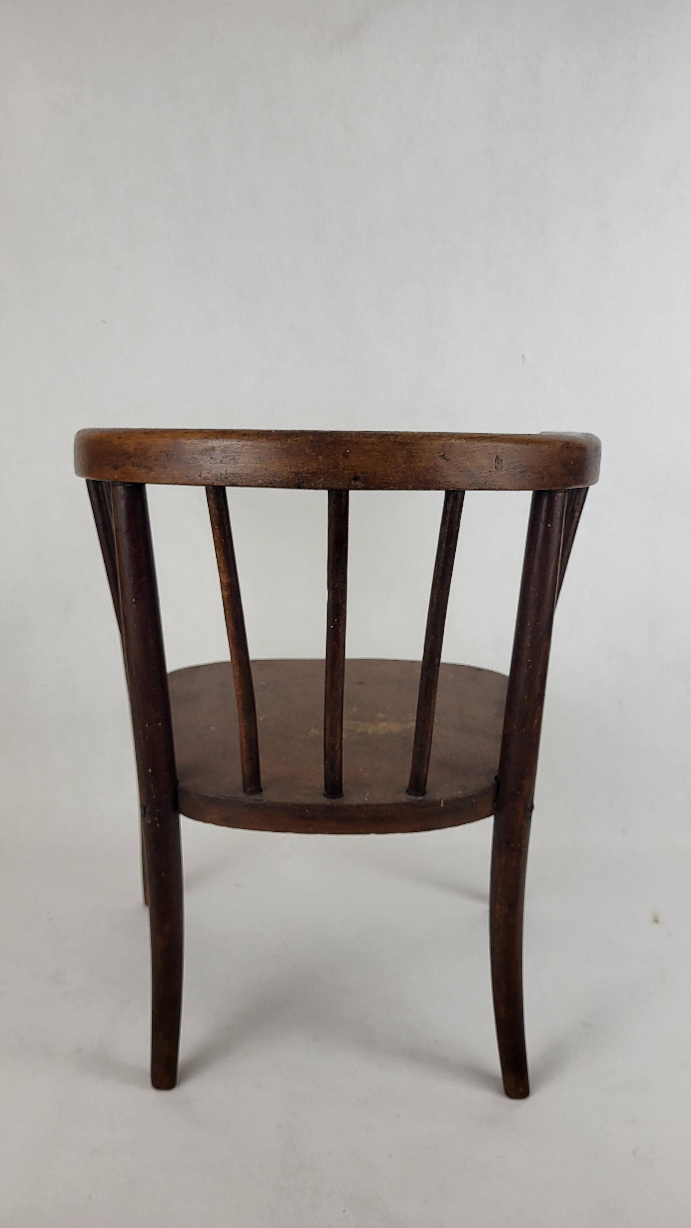 Japy brothers children's armchair Curved wood