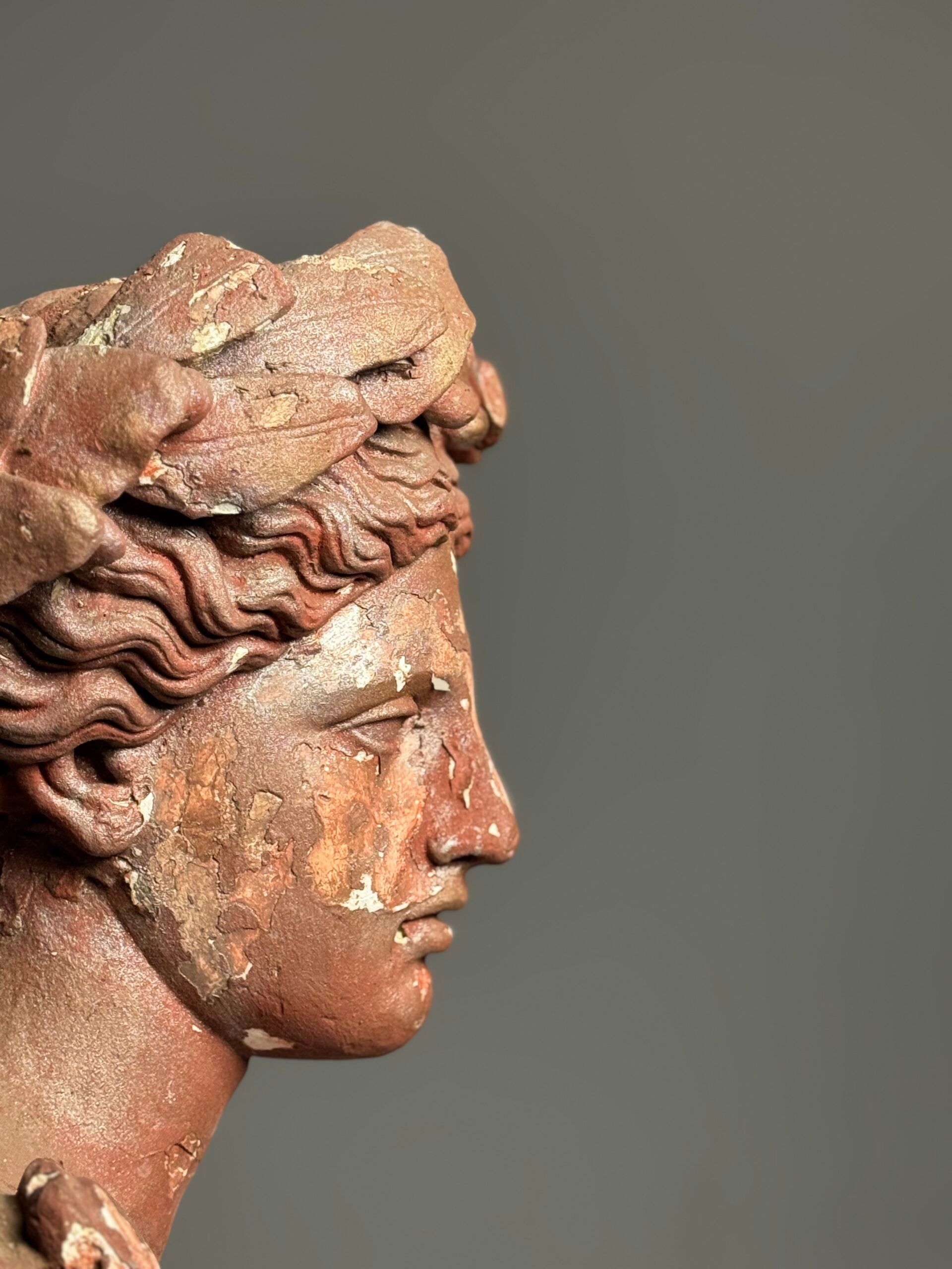 Statue en plâtre de déesse grecque du 20e siècle
