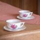 Lot de 2 tasses avec soucoupes « Roses »