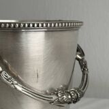 small silver-plated ice bucket