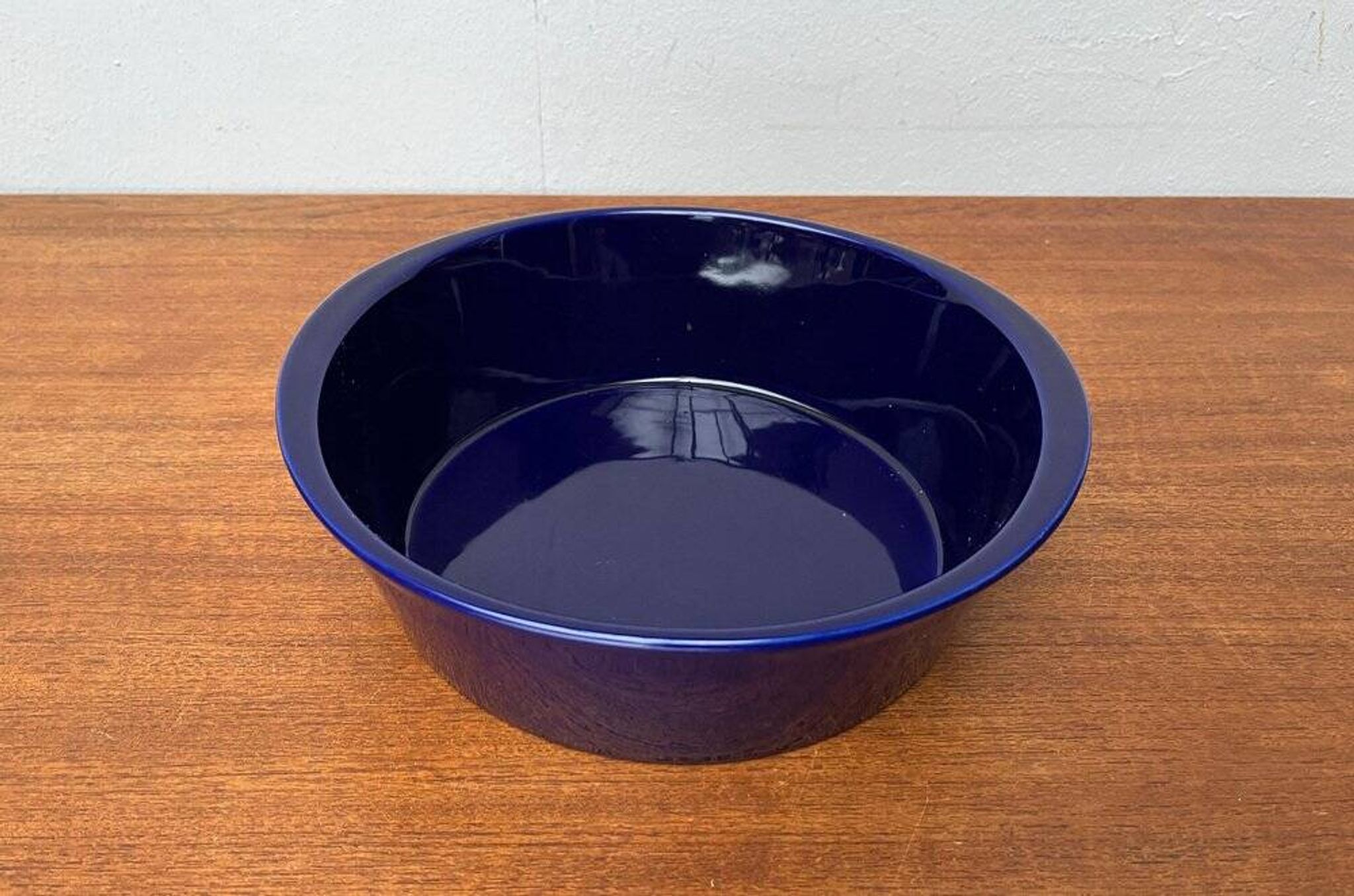 Dark blue ceramic vintage German bowl Lukull by Schönwald