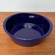 Dark blue ceramic vintage German bowl Lukull by Schönwald