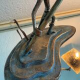 Lampe bronze Hakuli Israël années 50