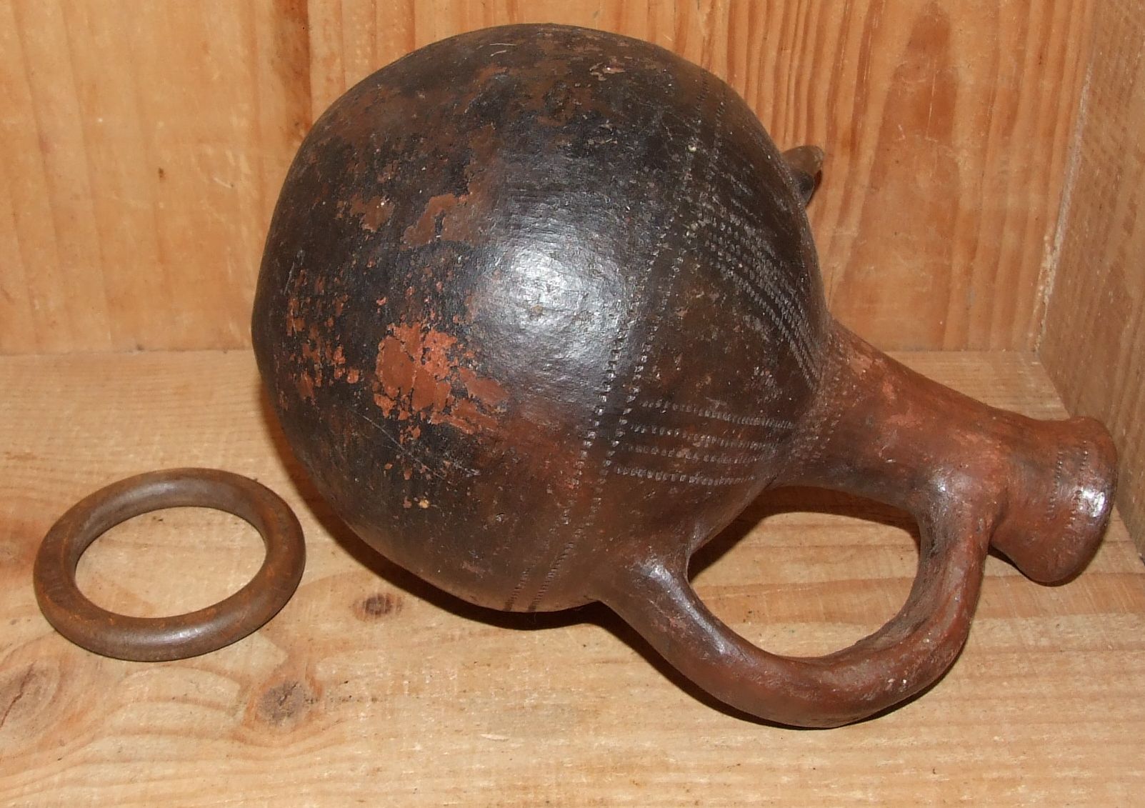 African terracotta pitcher Ivory Coast