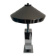 Grande lampe en acier chromé vintage 1990