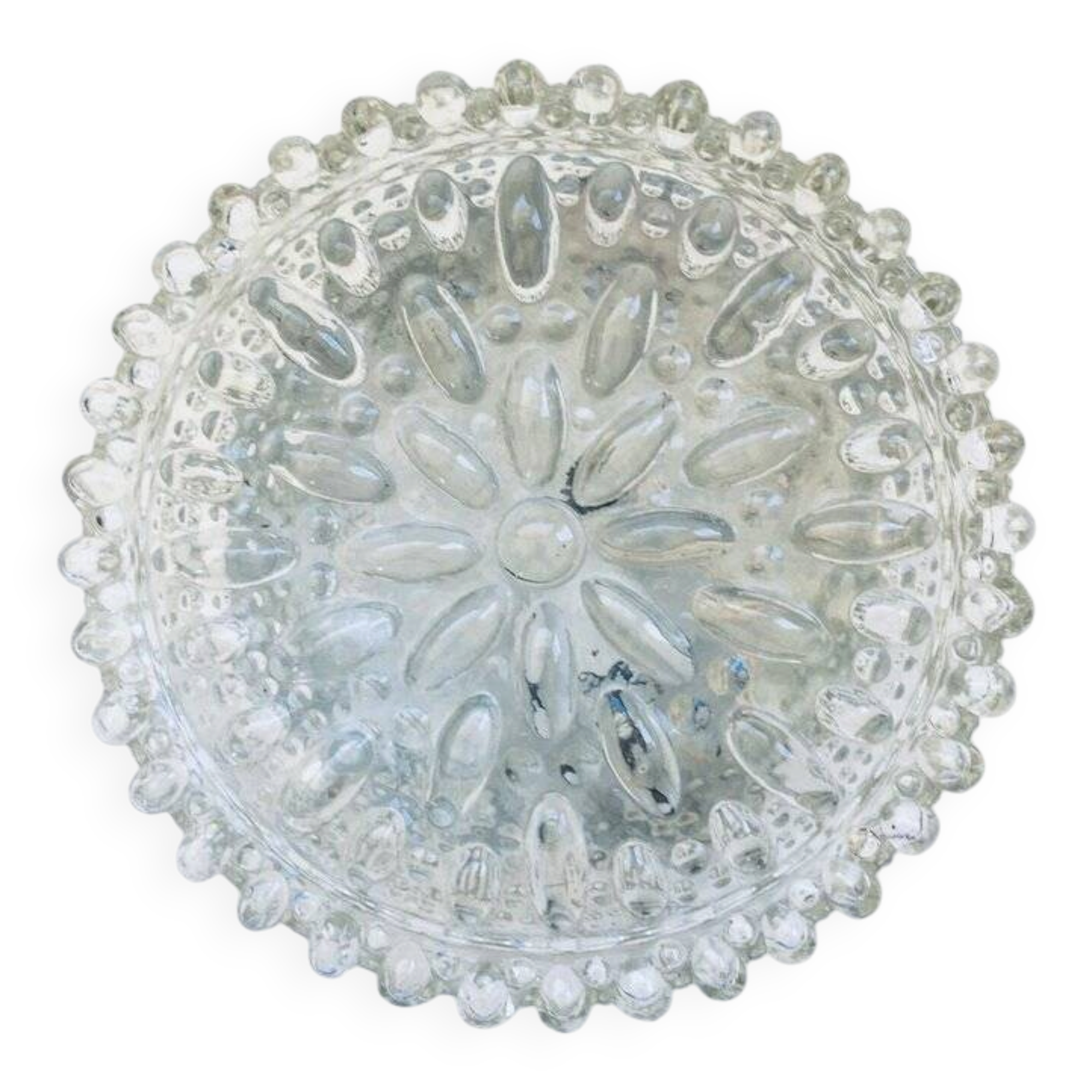 Wall lamp in glass by Helena Tynell for Glashütte Limburg, 1960s