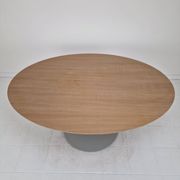 Large Oval Dining Table in Oak by Pierre Paulin for Artifort, 2018