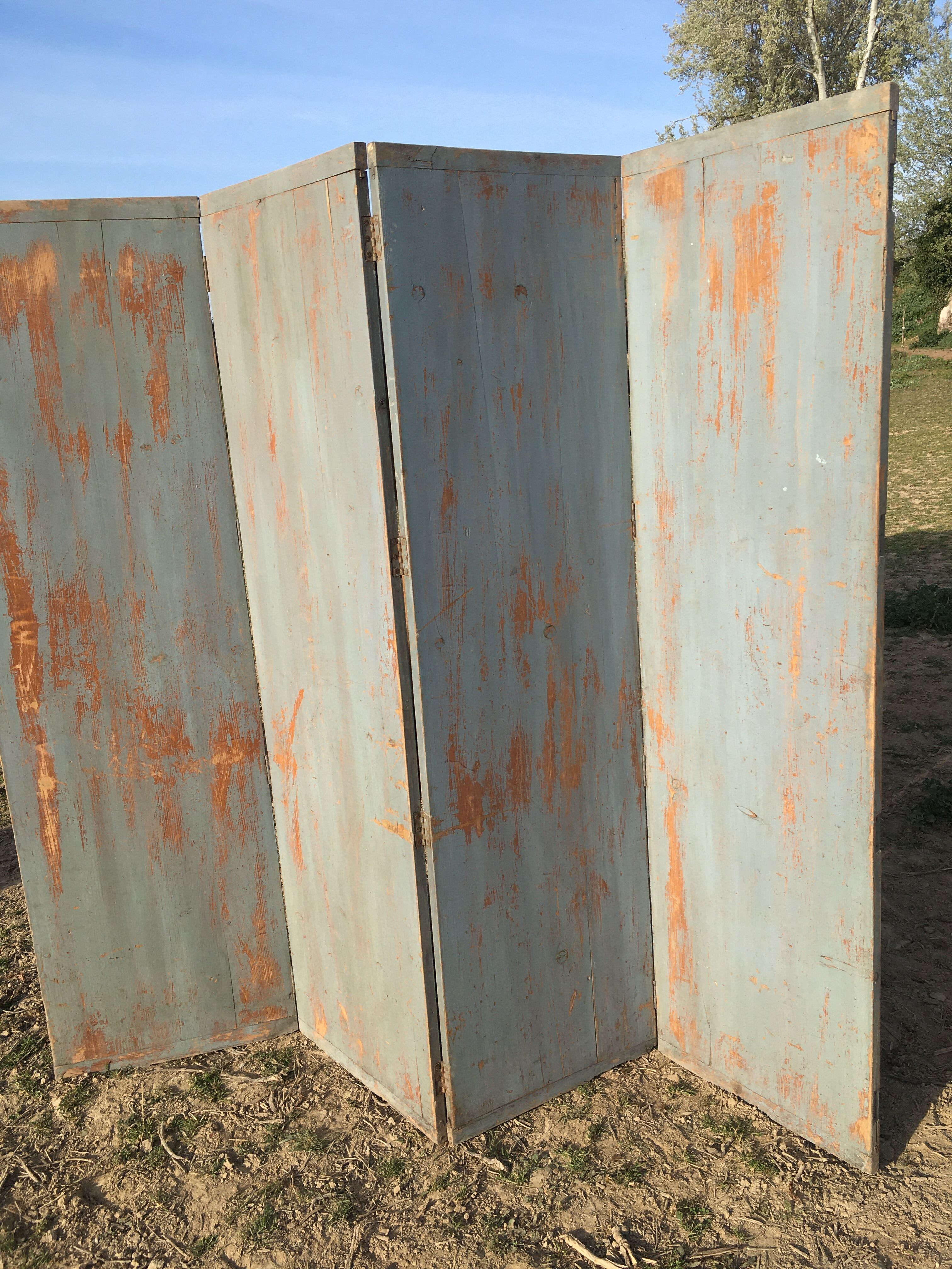 Wood screen 1930 4 panels