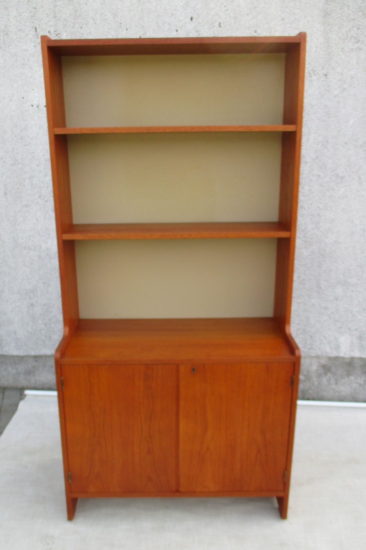 Wooden bookcase, 1960s, set of 2