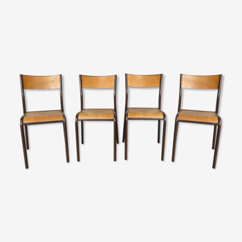 4 Mullca school chairs series