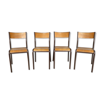 4 Mullca school chairs series